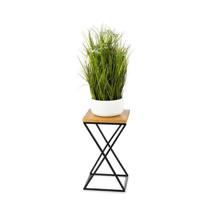 Kukkateline LOFT 40x24 cm musta/ruskea