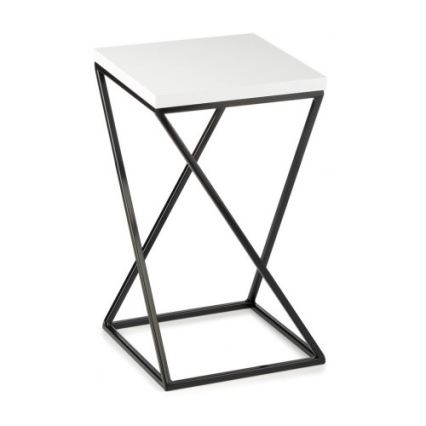 Kukkateline LOFT 40x24 cm musta/valkoinen