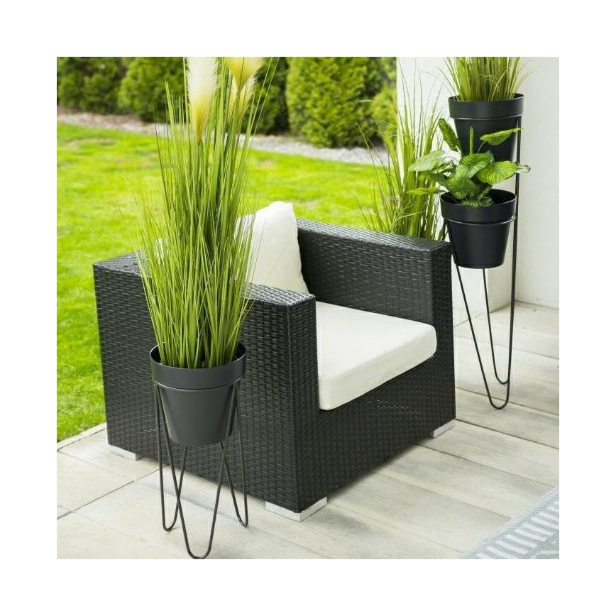 Kukkateline LOFT 50x30 cm musta