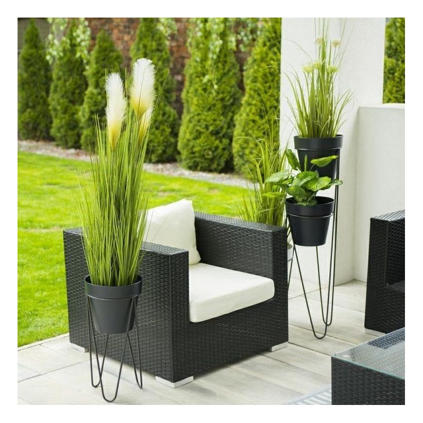 Kukkateline LOFT 50x30 cm musta