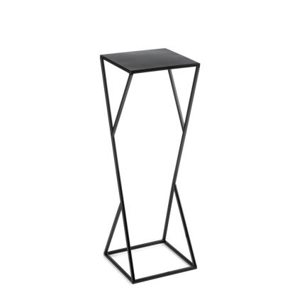 Kukkateline LOFT 70x23,5 cm musta