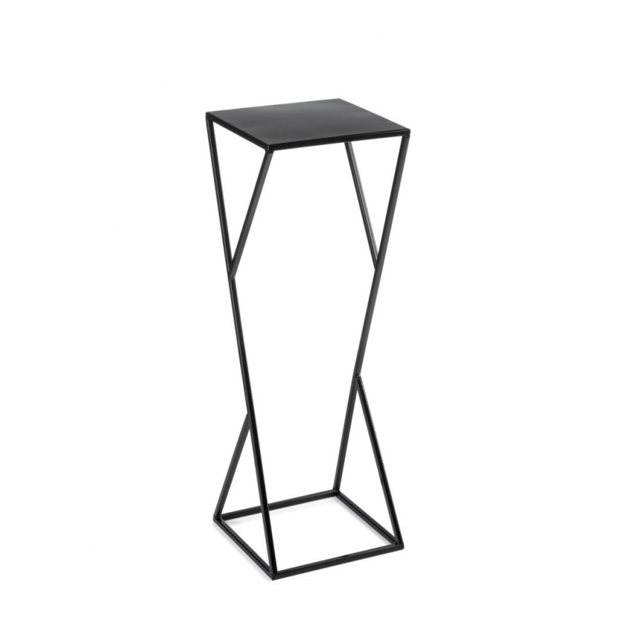 Kukkateline LOFT 70x23,5 cm musta