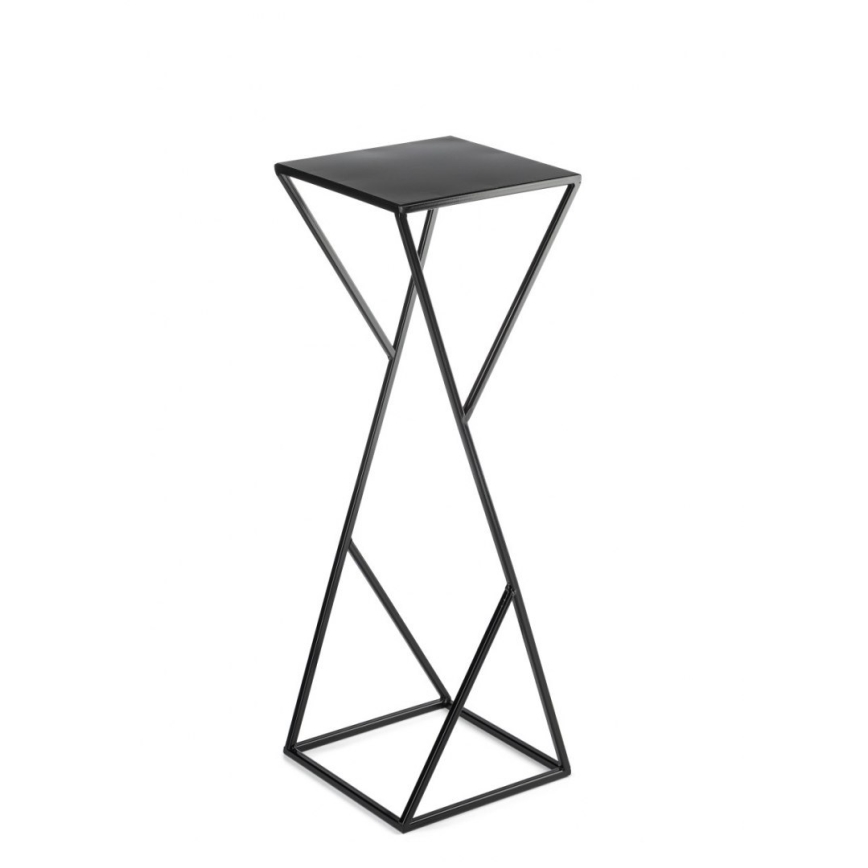 Kukkateline LOFT 70x23,5 cm musta