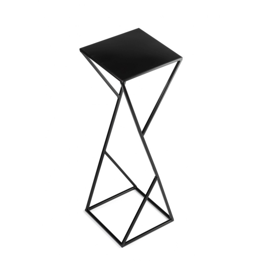 Kukkateline LOFT 70x23,5 cm musta