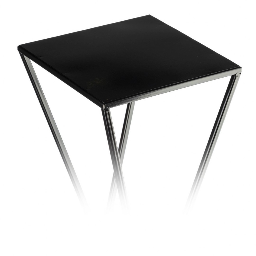 Kukkateline LOFT 70x23,5 cm musta