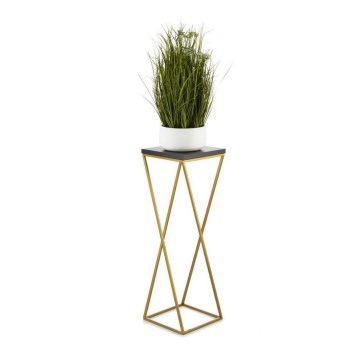 Kukkateline LOFT 70x24 cm kulta/musta