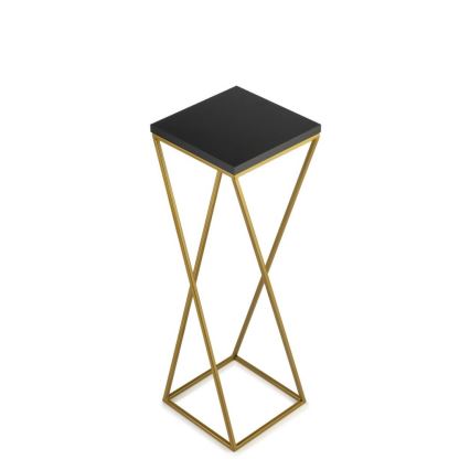 Kukkateline LOFT 70x24 cm kulta/musta