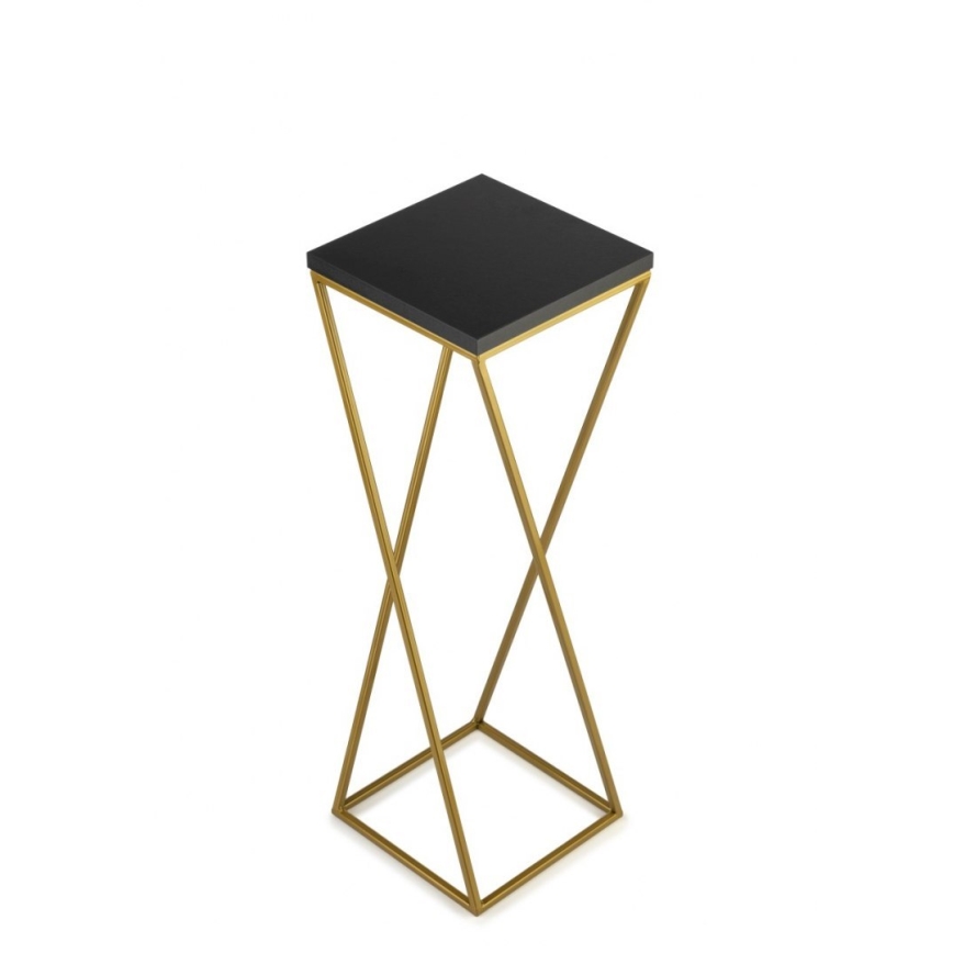 Kukkateline LOFT 70x24 cm kulta/musta