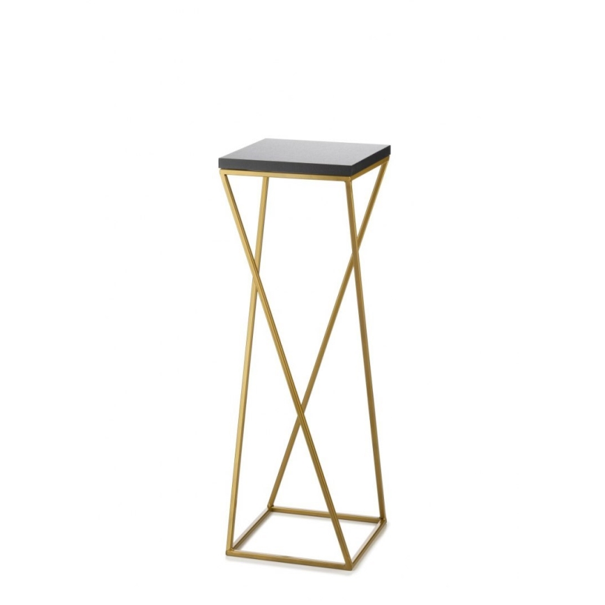 Kukkateline LOFT 70x24 cm kulta/musta