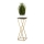 Kukkateline LOFT 70x24 cm kulta/musta