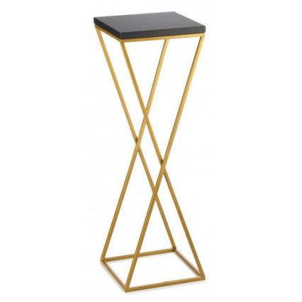 Kukkateline LOFT 70x24 cm kulta/musta