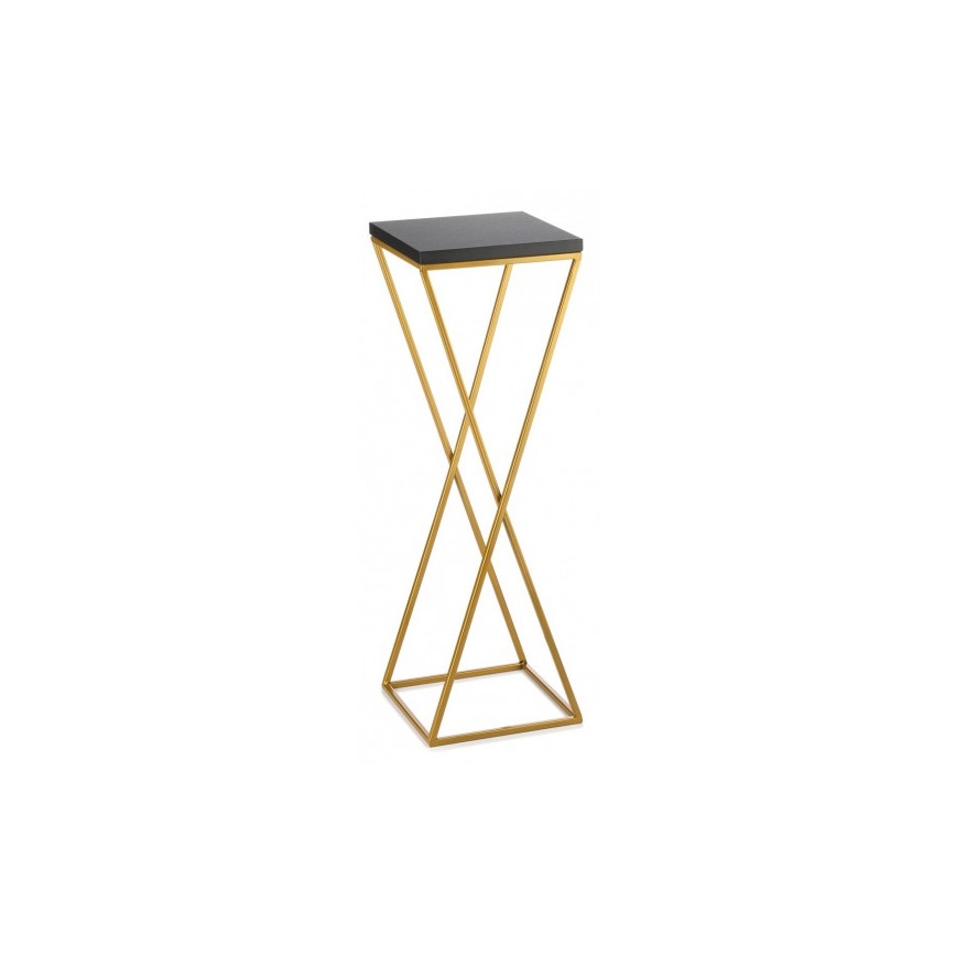 Kukkateline LOFT 70x24 cm kulta/musta
