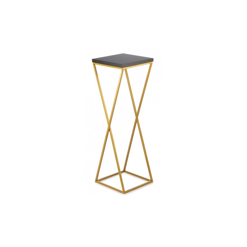 Kukkateline LOFT 70x24 cm kulta/musta