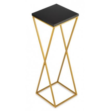 Kukkateline LOFT 70x24 cm kulta/musta