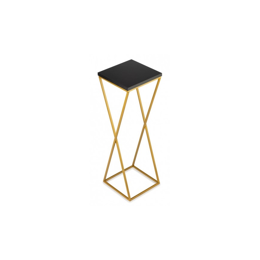 Kukkateline LOFT 70x24 cm kulta/musta