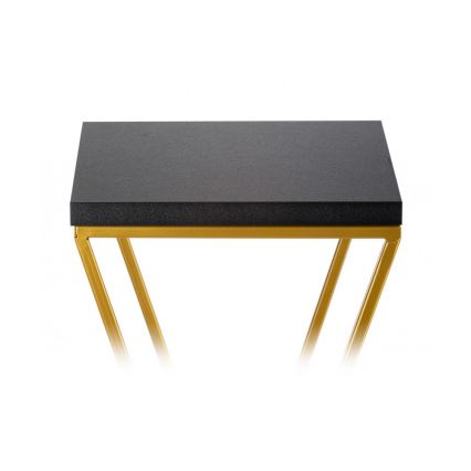 Kukkateline LOFT 70x24 cm kulta/musta