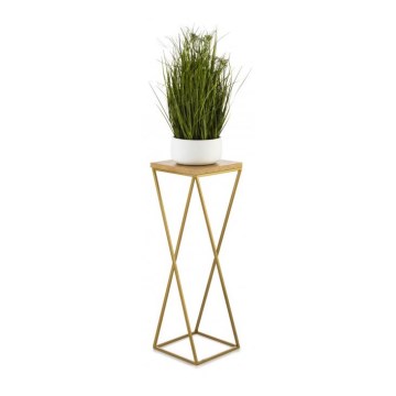 Kukkateline LOFT 70x24 cm kulta/ruskea