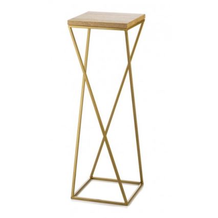 Kukkateline LOFT 70x24 cm kulta/ruskea