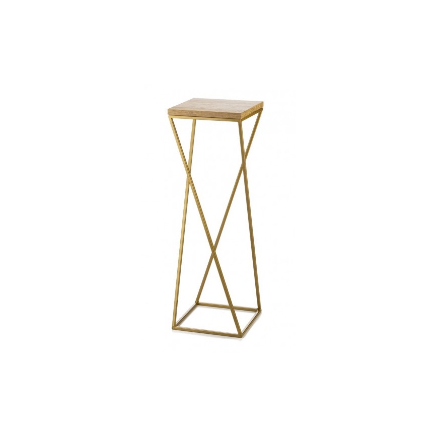 Kukkateline LOFT 70x24 cm kulta/ruskea