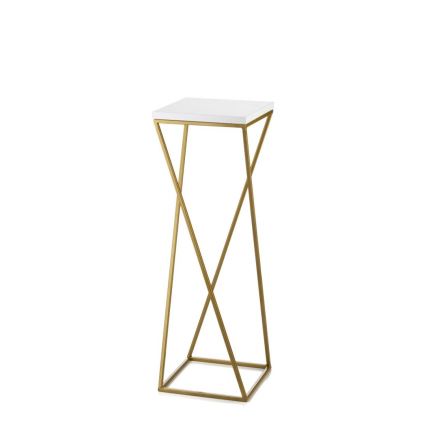 Kukkateline LOFT 70x24 cm kulta/valkoinen