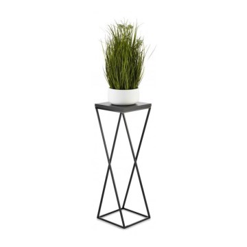 Kukkateline LOFT 70x24 cm musta