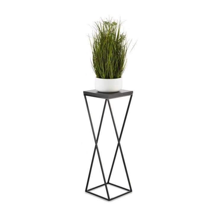 Kukkateline LOFT 70x24 cm musta