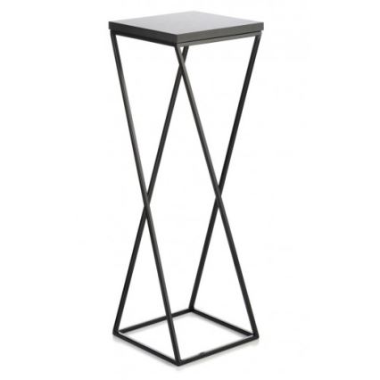 Kukkateline LOFT 70x24 cm musta
