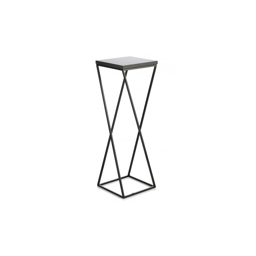 Kukkateline LOFT 70x24 cm musta