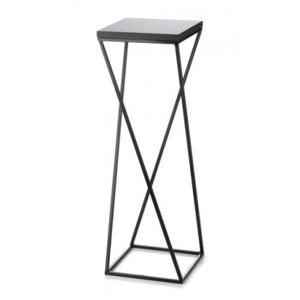 Kukkateline LOFT 70x24 cm musta