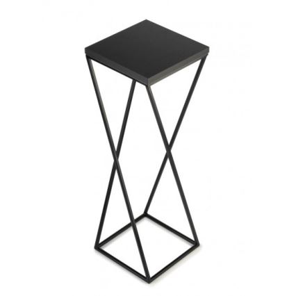 Kukkateline LOFT 70x24 cm musta