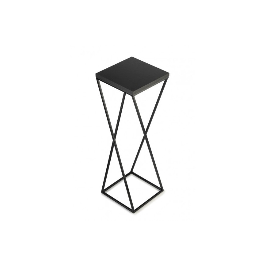 Kukkateline LOFT 70x24 cm musta