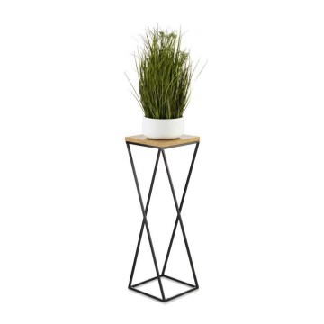 Kukkateline LOFT 70x24 cm musta/ruskea