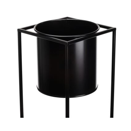 Kukkateline RING 100x23 cm musta