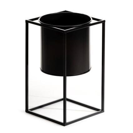 Kukkateline RING 40x23 cm musta