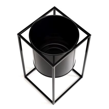 Kukkateline RING 40x23 cm musta