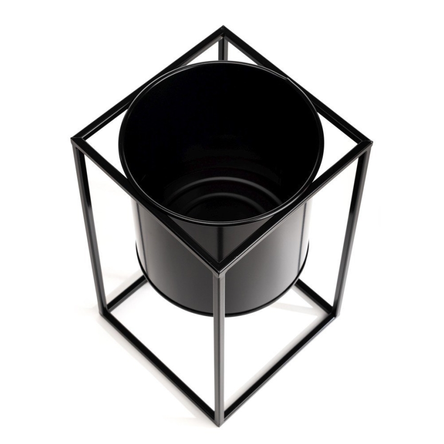 Kukkateline RING 40x23 cm musta