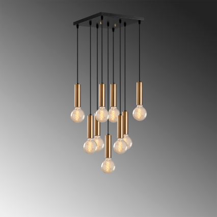 Kullanvärinen riippuvalaisin TEMPO 9xE27/40W/230V