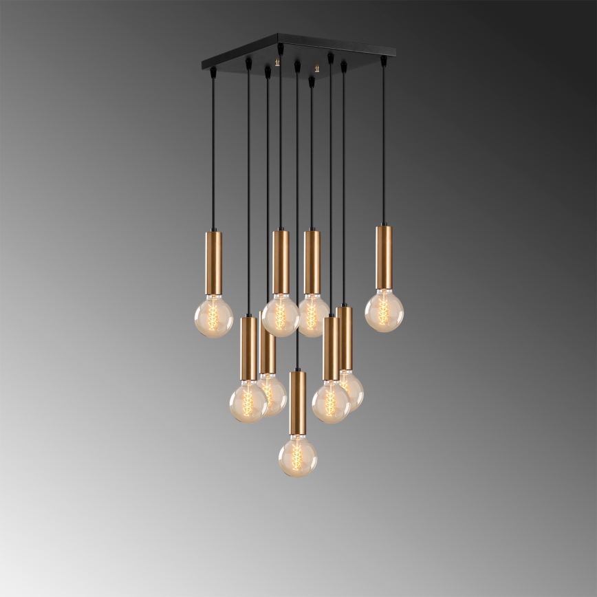 Kullanvärinen riippuvalaisin TEMPO 9xE27/40W/230V