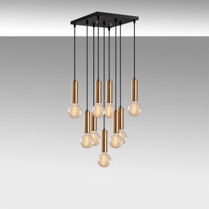 Kullanvärinen riippuvalaisin TEMPO 9xE27/40W/230V