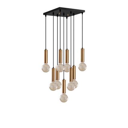 Kullanvärinen riippuvalaisin TEMPO 9xE27/40W/230V
