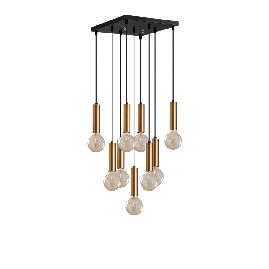 Kullanvärinen riippuvalaisin TEMPO 9xE27/40W/230V