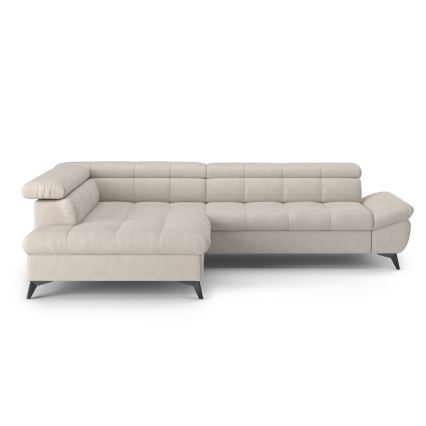 Kulmasohva L-mallinen MARANO vasen beige, avattava