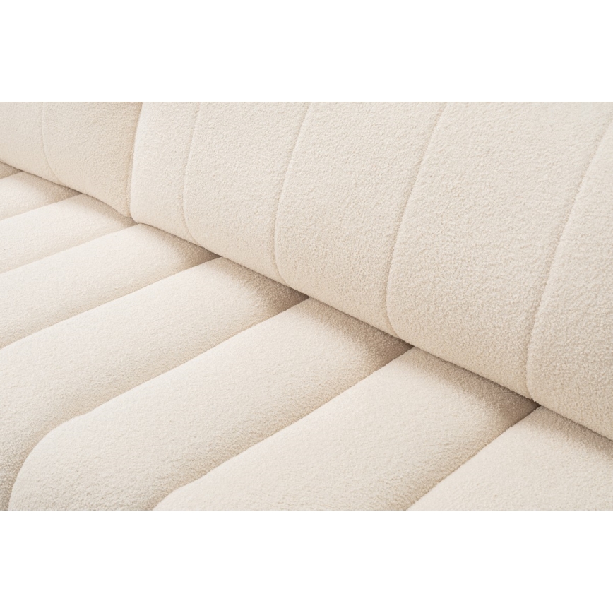 Kulmasohva, jossa säilytystila, L-mallinen, vasen, beige, DESIO, avattava