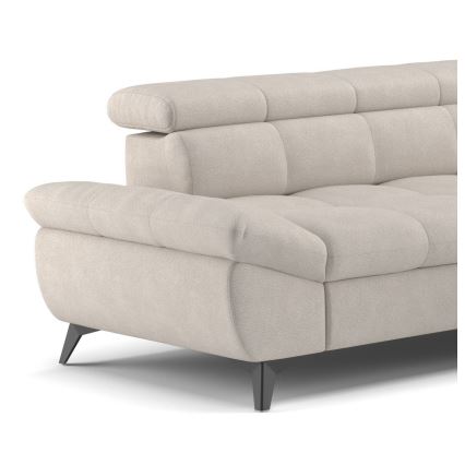 Kulmasohva L-mallinen MARANO, oikea, beige, avattava