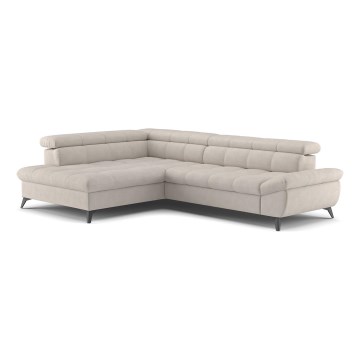 Kulmasohva L-mallinen MARANO vasen beige, avattava