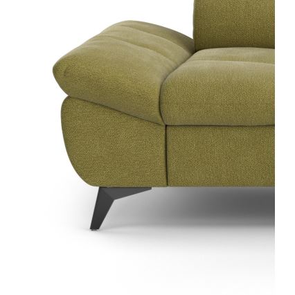 Kulmasohva L-mallinen MARANO, oikea, oliivinvihreä, avattava