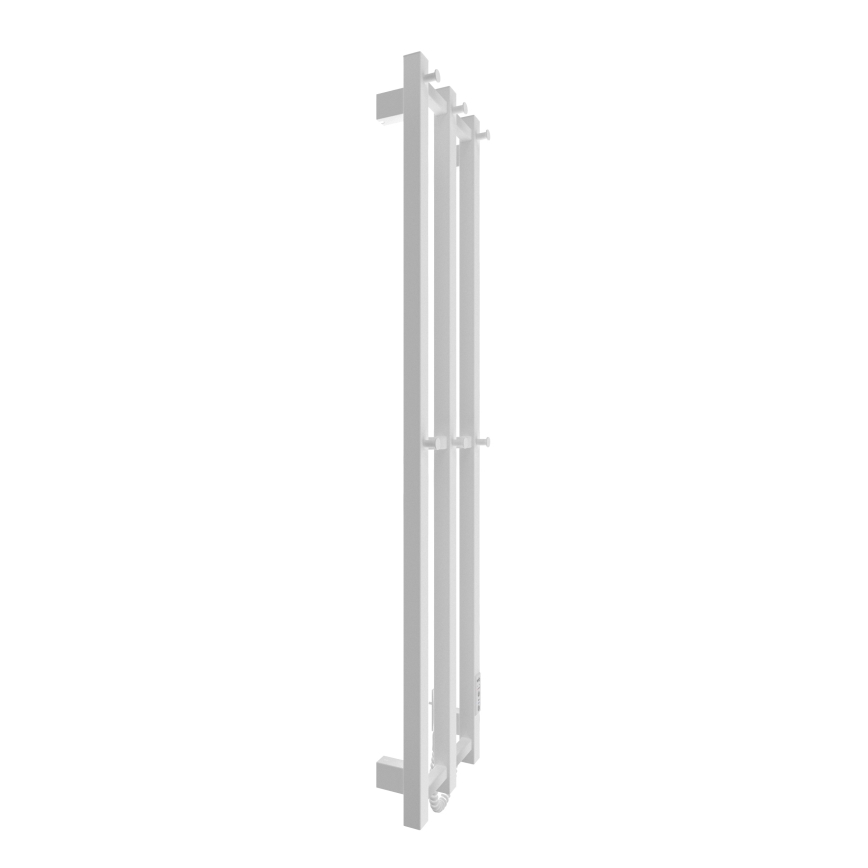 Kylpyhuone jäähdytin HF SLIM 110W/230V 117x25 cm valkoinen kulmikas