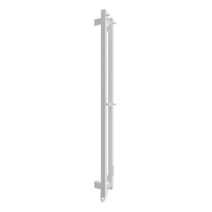 Kylpyhuone jäähdytin HF SLIM 80W/230V 117x14 cm valkoinen kulmikas