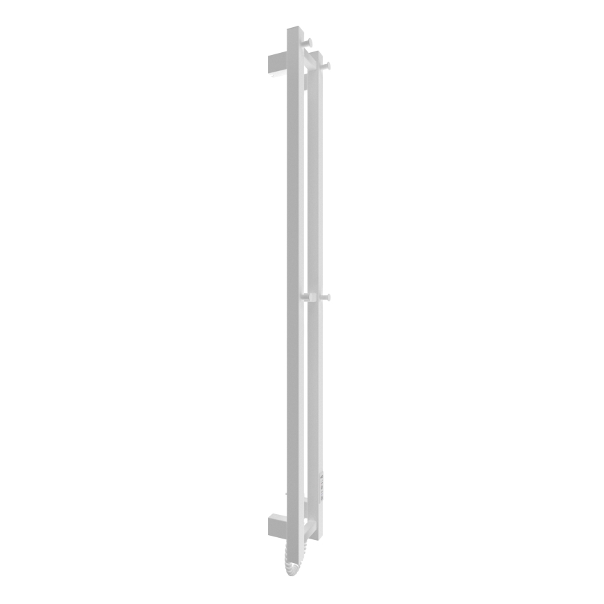 Kylpyhuone jäähdytin HF SLIM 80W/230V 117x14 cm valkoinen kulmikas