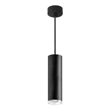 Kylpyhuone kattokruunu johdossa TURYN 1xGU10/10W/230V IP44 musta